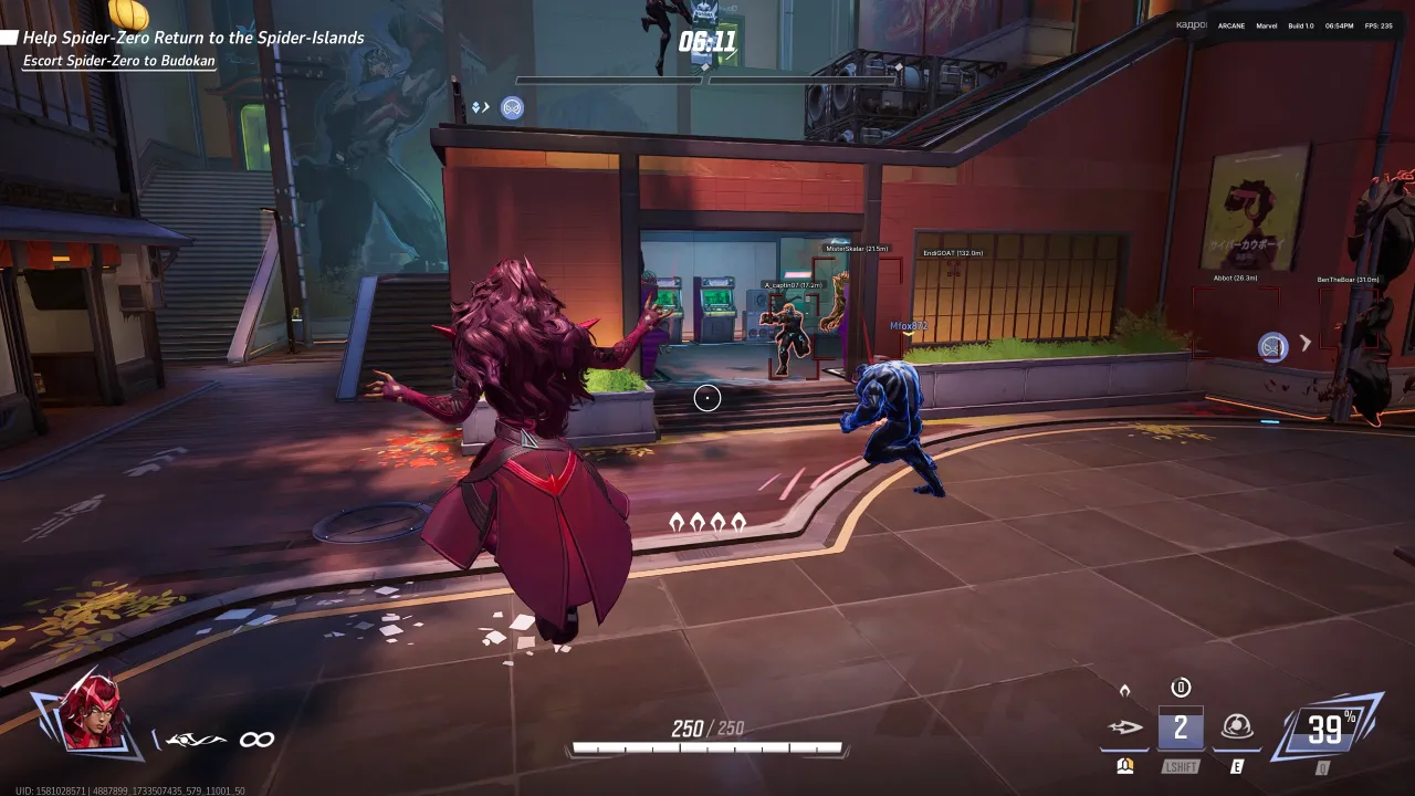 Marvel Rivals player ESP gameplay showcase